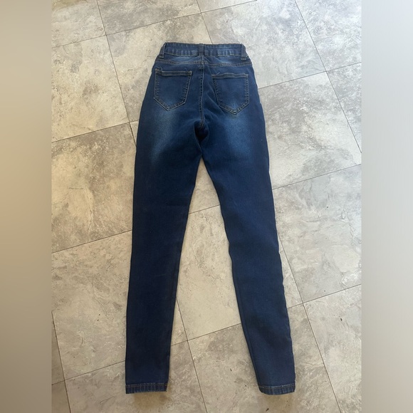 Brand bamboo jeans for women high-rise - Picture 3 of 4